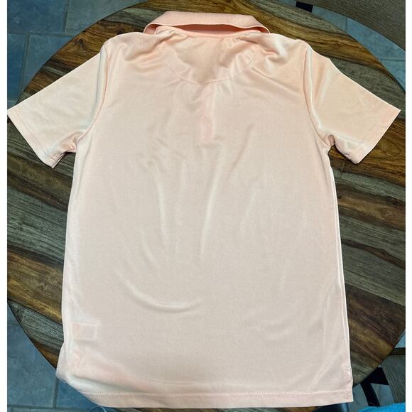 Class Club Moisture Wicking Peach Polo Youth 14-16 - Picture 6 of 7